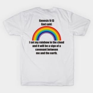 God's Rainbow - Genesis 9:13 T-Shirt